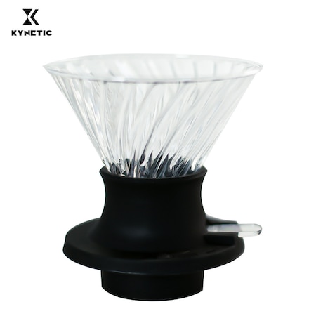 Kynetic Smart Dripper V60-02 din sticla cu valva