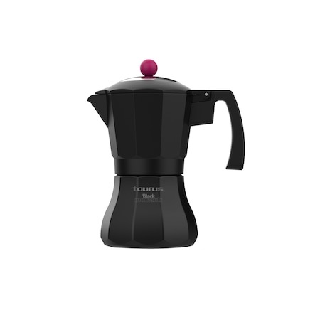 Espressor moka Taurus Black Moments KCP9006I, 6 cesti